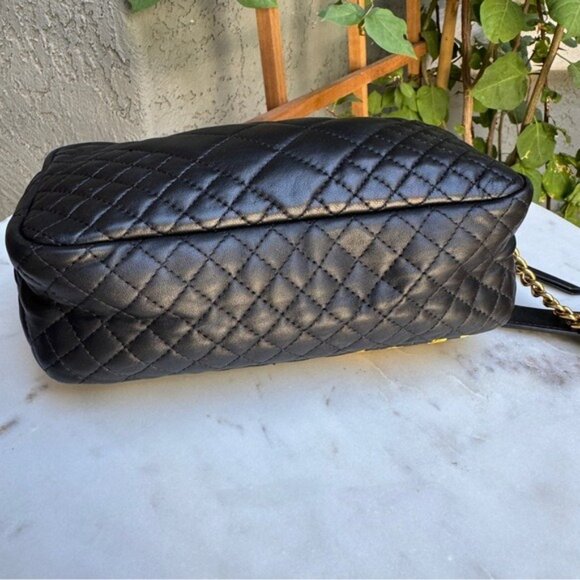 SOLD Versace Baroque Icon Quilted Leather Camera Crossbody Bag - Picture 12 of 15